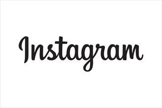 Instagram Wordmark Black