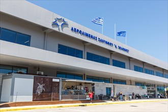 Terminal of the airport in Zakynthos