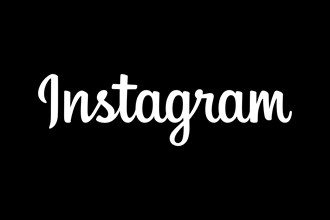 Instagram Wordmark White