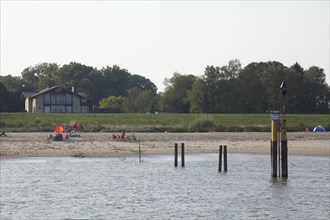 Beach on the Weser