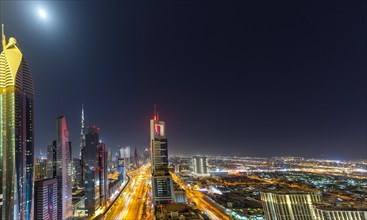 Dubai Sheikh Zayed Road Burj Khalifa Kalifa Skyscraper Skyline Architecture in Dubai