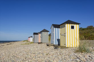 Colorful Beach Cabins