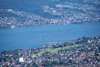 View from the Uetliberg Lake Zurich