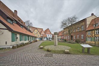 Half-timbered houses at Johanniskloster