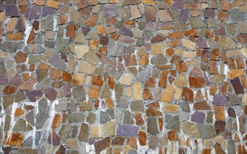 Bricked stone wall