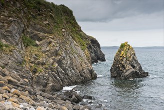 Rocky coast in Pembrokeshire National Park