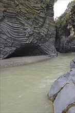 Lava rock in the Gole dell Alcantara