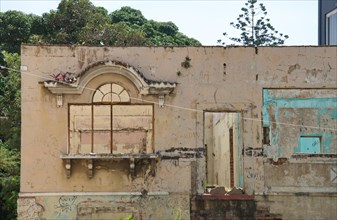 A ruin of Portuguese colonial architecture in the centre of Maputo