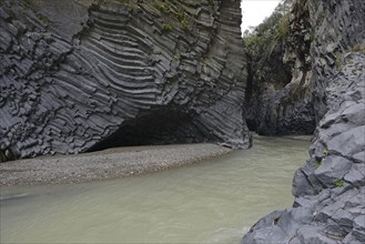 Lava rock in the Gole dell Alcantara