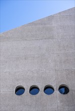 Eton facade with round windows