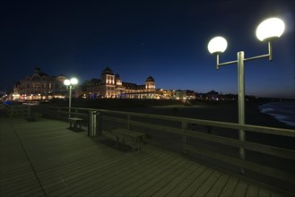 Spa hotel by night