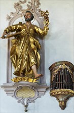Figure of St. Peter with book and keys