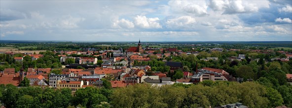 View of Brandenburg an der Havel from the Marienberg