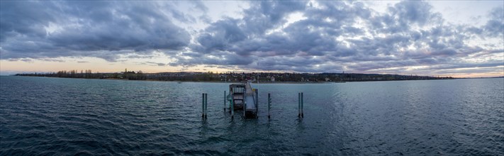 Evening twilight at Lake Constance