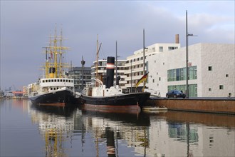 Traditional ships in the new harbour