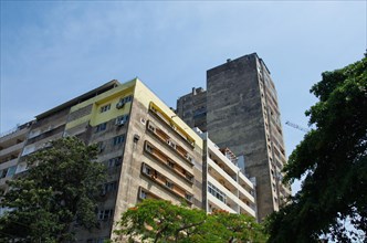 Tall residential buildings in the centre of Maputo