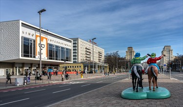 The Kino International in Karl-Marx-Allee at Straussberger Platz