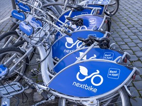Bikes for hire from nextbike