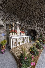 Altar with Christ Cross in Mary's Grotto