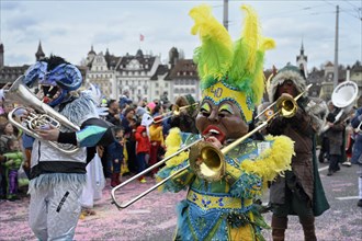 Carnivalists Guggenmusik Brazilian motif