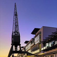 Crane at the fishing port