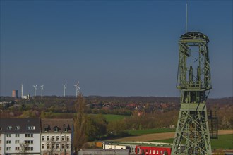 Panorama with winding tower