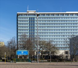 The Berlin Mitte Town Hall at the Schillingstrasse underground station