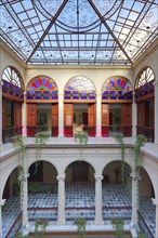 Atrium with hall