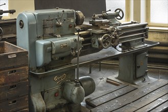 Lathe in a historic valve factory