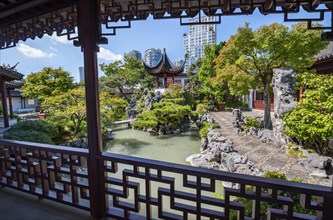 Traditional Chinese Pagoda in Dr. Sun Yat-Sen Classical Chinese Garden