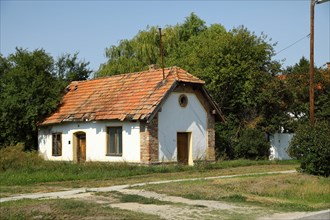 Small abandoned dwelling house