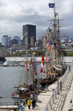 Tall ships in the Old Port