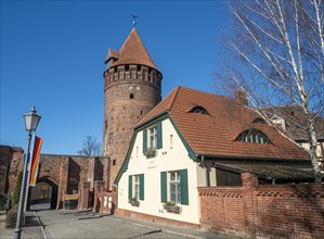 Prison tower and garden house 1 on the castle grounds