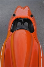 View of velomobile from above