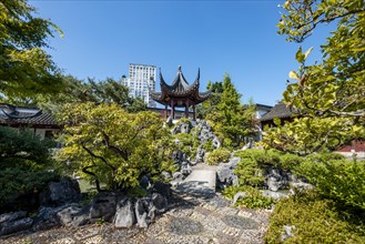 Traditional Chinese Pagoda in the Dr. Sun Yat-Sen Classical Chinese Garden