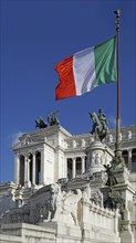 Italian Flag in the Wind