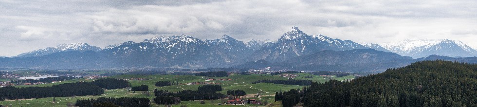 Mountain panorama from Eisenberg