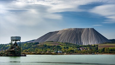 The Monte Kali tailings pile in Thuringia