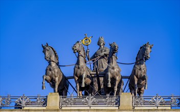 Quadriga with the city goddess Brunonia on the reconstruction of Braunschweig Castle