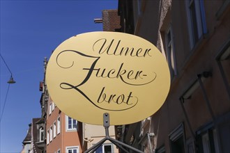 Ulmer Zuckerbrot sign