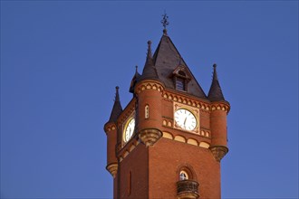 Old town hall tower in the evening
