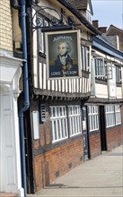 Lord Nelson pub sign