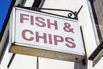 Sign for Fish and Chips