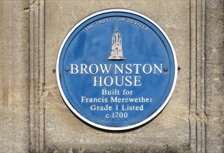 Grade 1 listed Brownston House or Brownstone House c1700