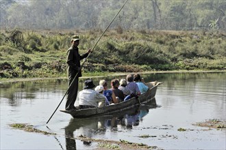 Boat trip on the Rapti River