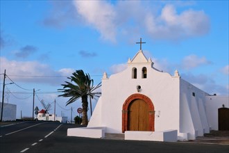 Small church Ermita del Socorro of Tiagua