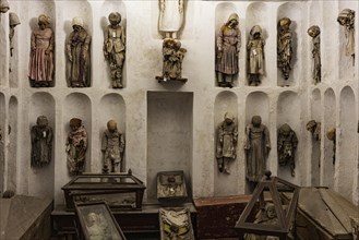 Mummies of children in the Capuchin Catacombs