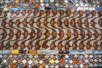 Colourful floor mosaics from the middle of the 12th century Basilica of Santa Maria e Donato