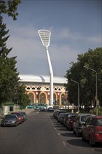 View of the Dinamo Stadium in Minsk