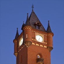 Old town hall tower in the evening